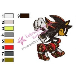 Shadow Sonic Embroidery Design 04